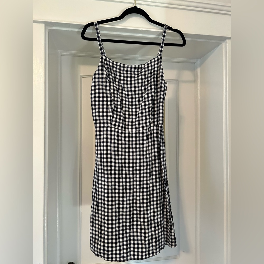 Old Navy size L checkered dress
